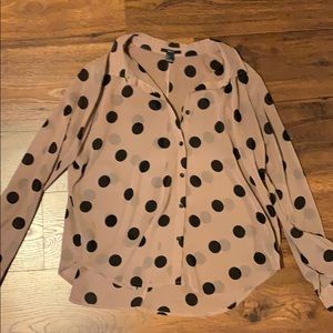 Polka Dot Button Down